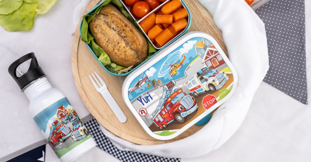 Personalisierte MEPAL Znünibox für Kinder mit Namen als praktisches eschenk
