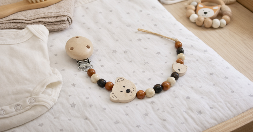 Nuggikette ohne Name aus Holz