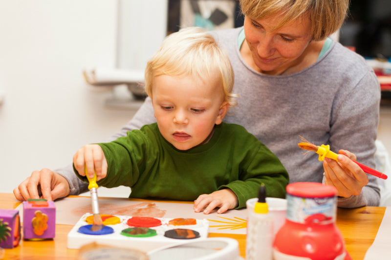 Einfaches Basteln mit Kindern