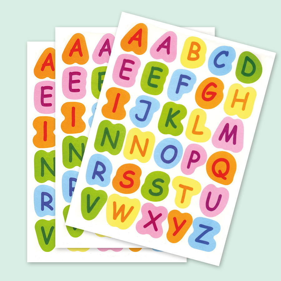 Buchstabensticker