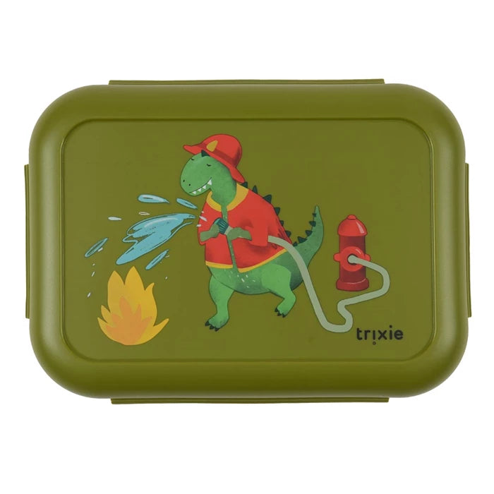 Lunchbox mit Klickverschluss Feuerwehr Dino