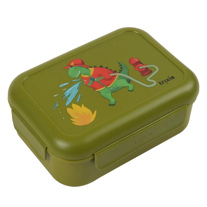 Lunchbox mit Klickverschluss Feuerwehr Dino