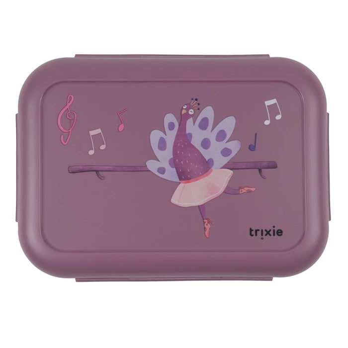 Lunchbox mit Klickverschluss Pfau