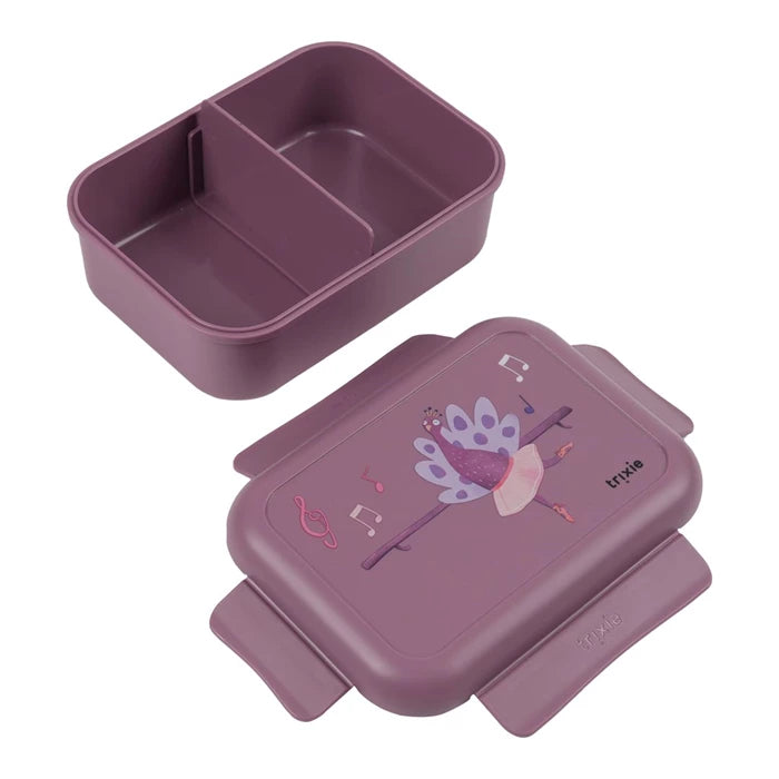Lunchbox mit Klickverschluss Pfau