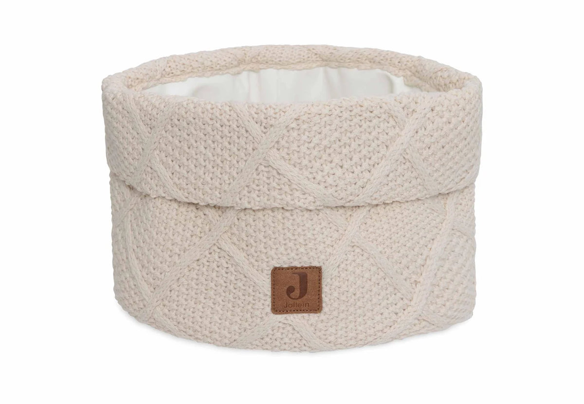 Pflegekörbchen Check Knit Oatmeal