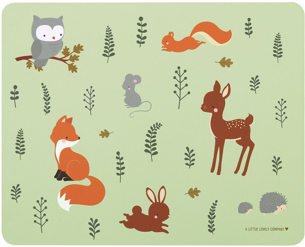 forest friends placemat