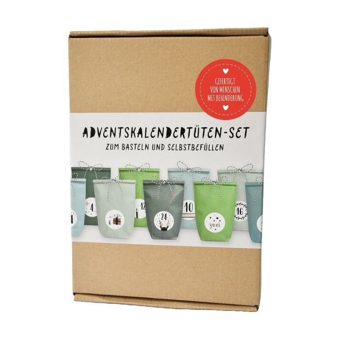 Adventskalender DIY Set grün