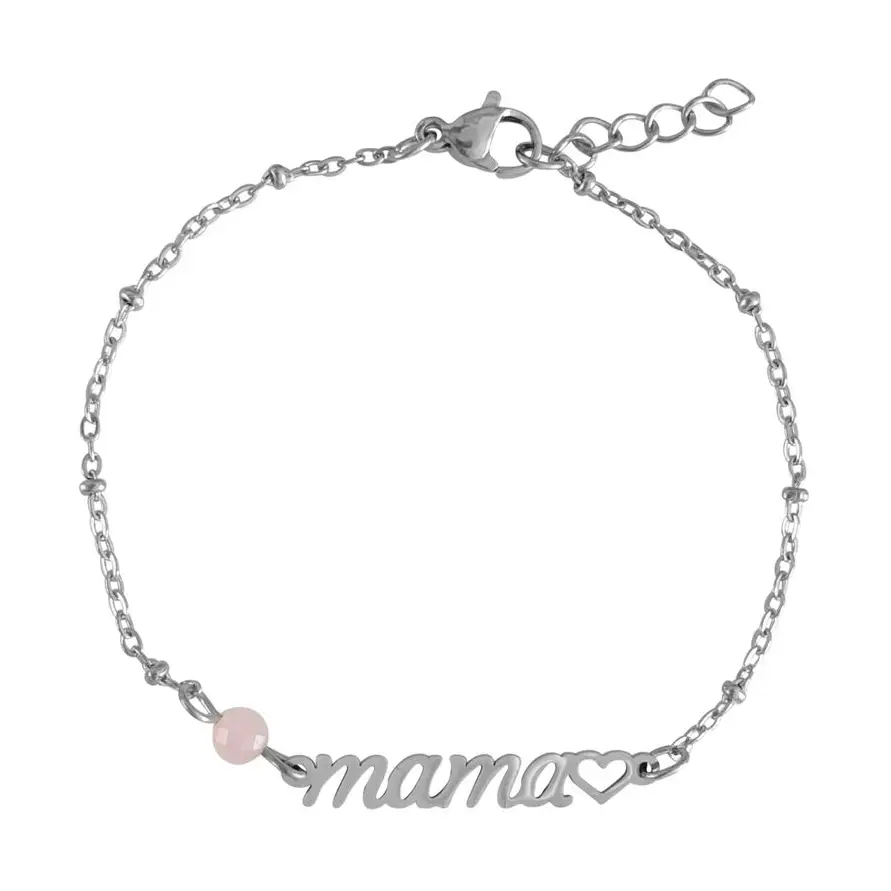 Armband Mama - Edelstahl silber
