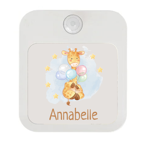 Mini night light for socket baby giraffe