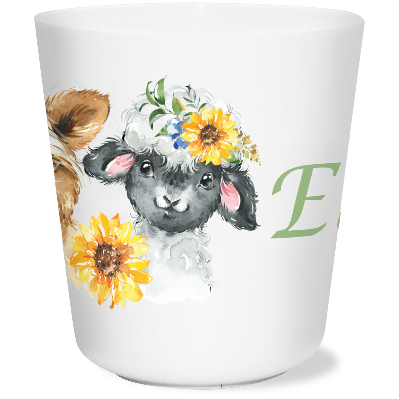 Trinkbecher Highlandtiere