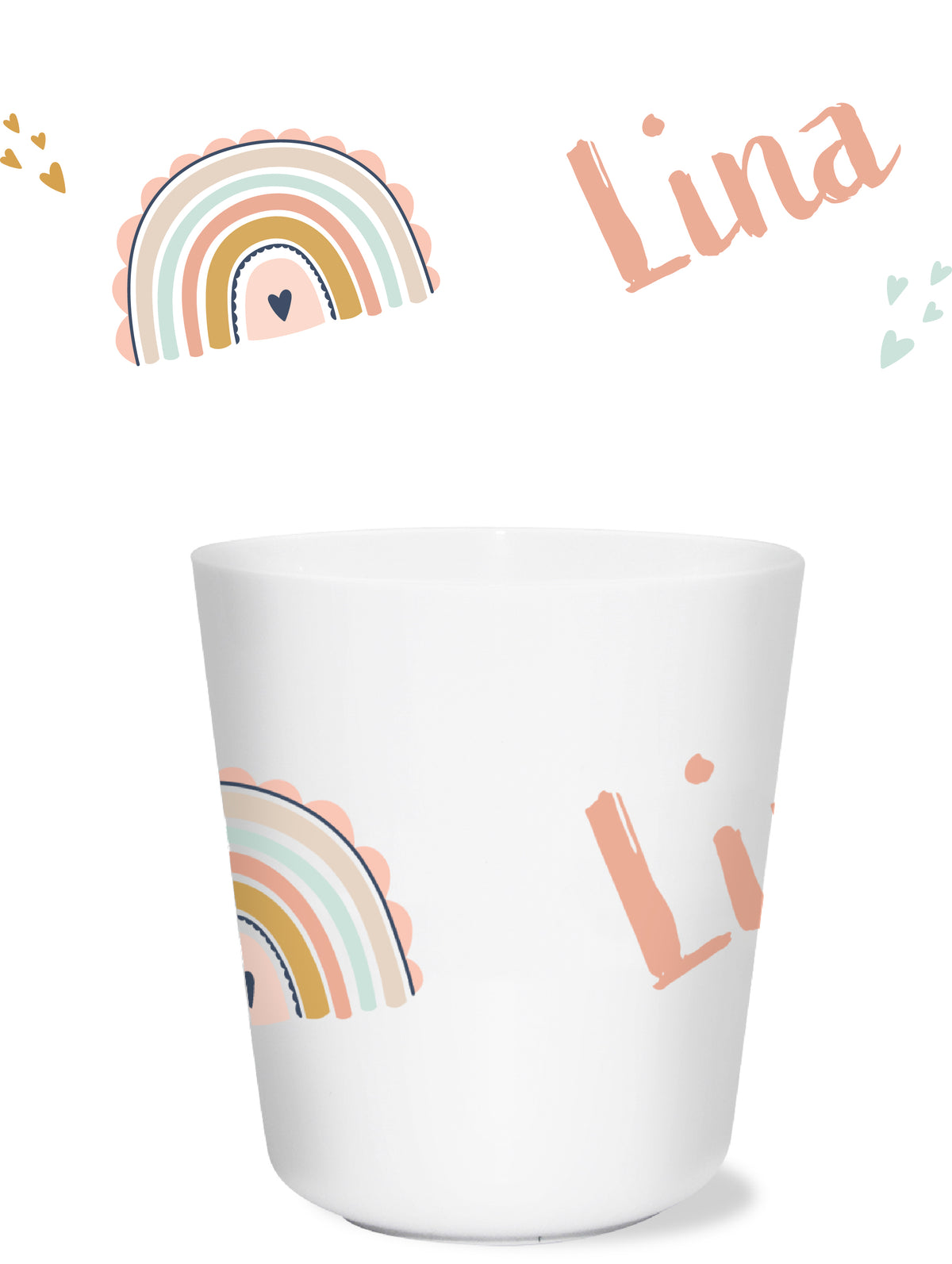 Tasse de boisson arc-en-ciel
