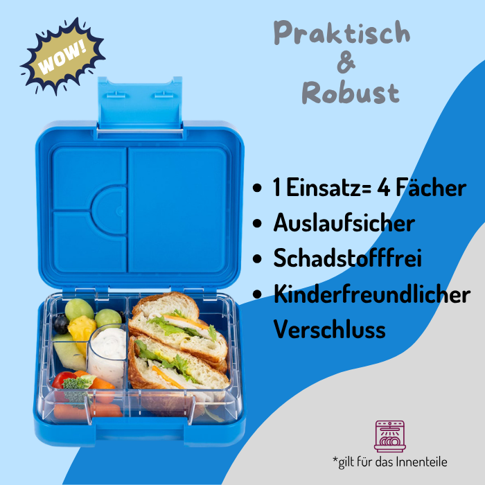 Bento Box Klein - Mittelblau