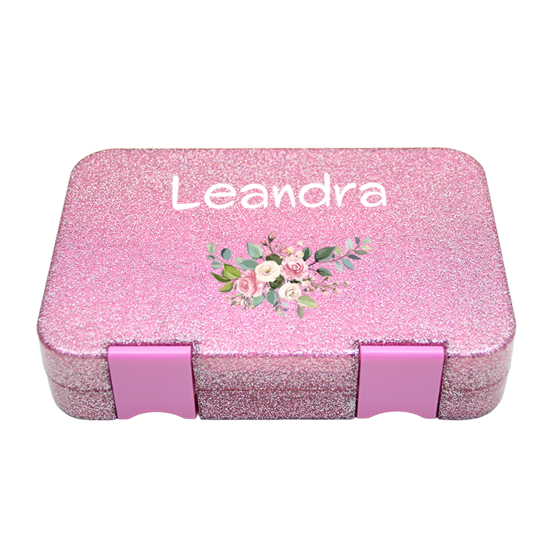 Bento Box Medium - Glitter Pink