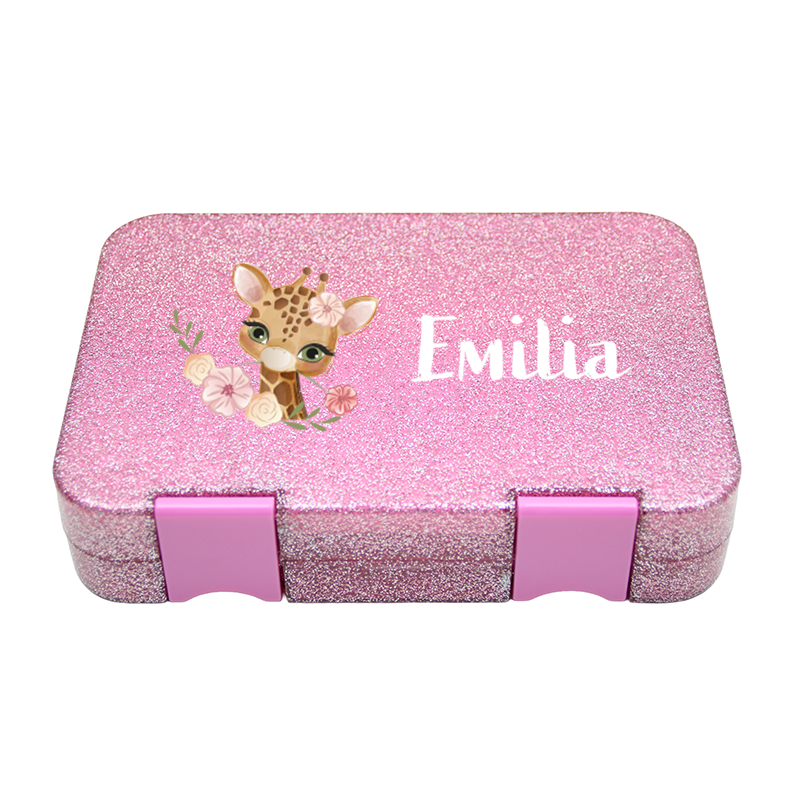 Bento Box Medium - Glitter Pink