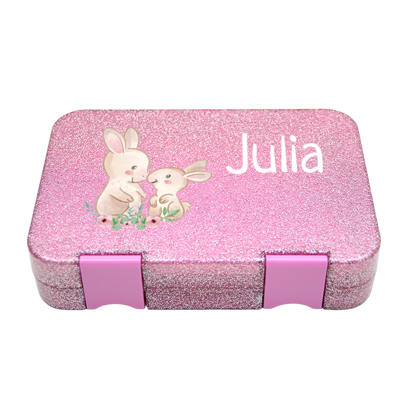 Bento Box Medium - Glitter Pink