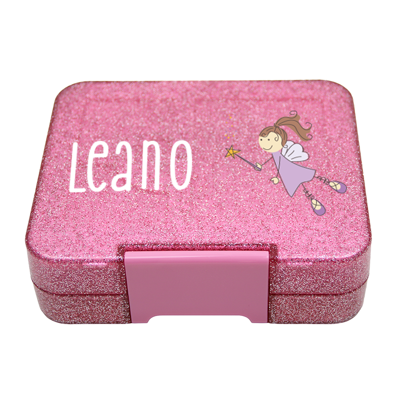 Bento Box Klein - Glitzer Pink