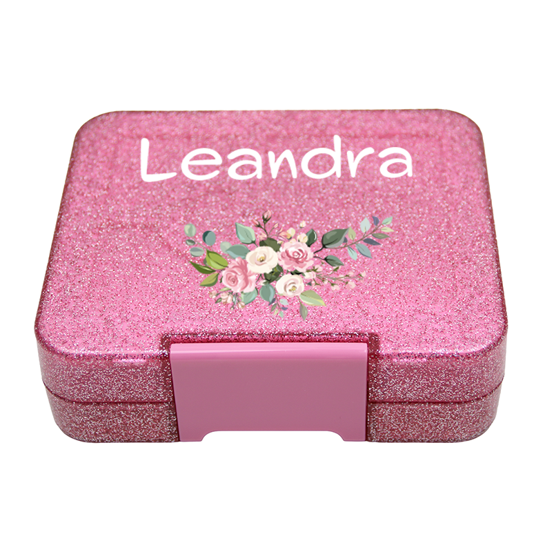 Bento Box Klein - Glitzer Pink