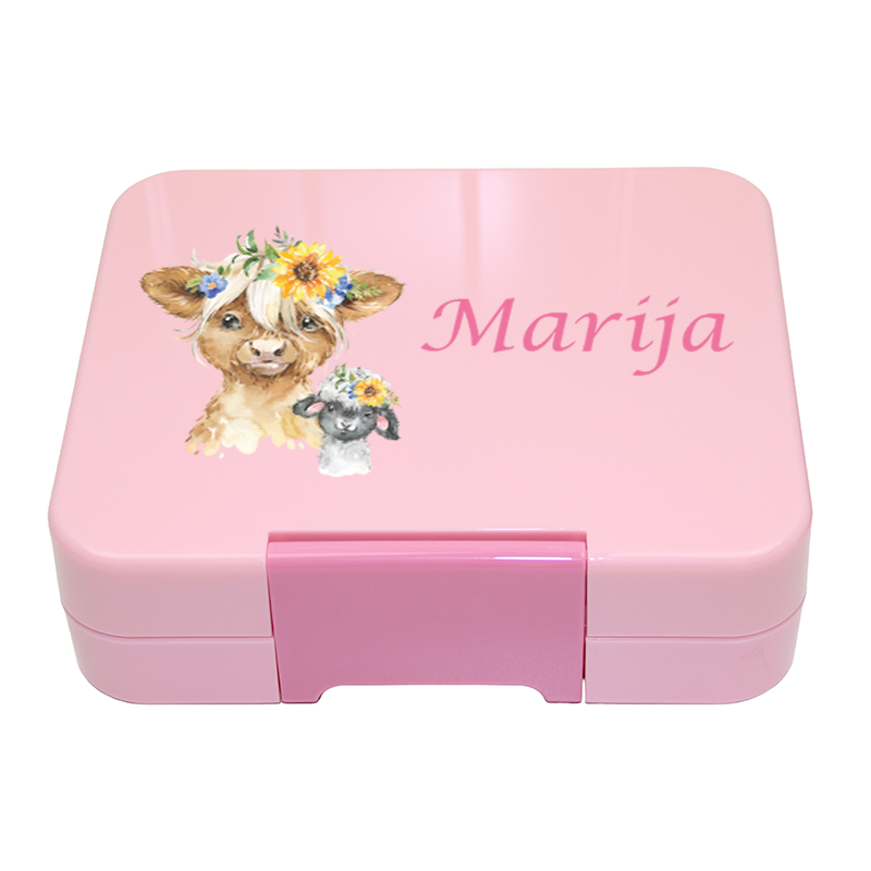 Bento Box Medium - Glitter Pink
