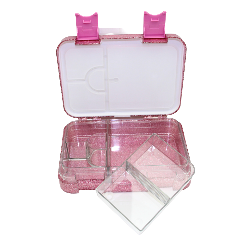 Bento Box Medium - Glitter Pink