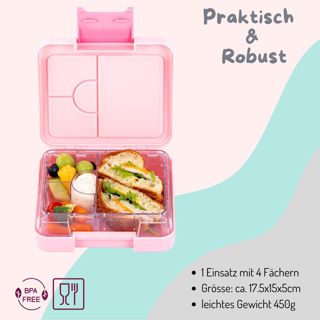 Bento Box Medium - Glitter Pink