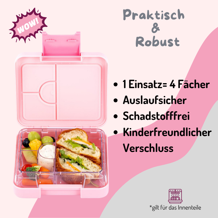 Bento Box Klein - Pastellrosa