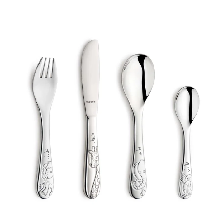 Children's cutlery forest animals