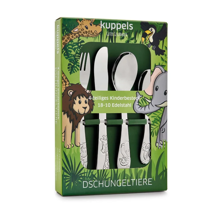 Children's cutlery forest animals