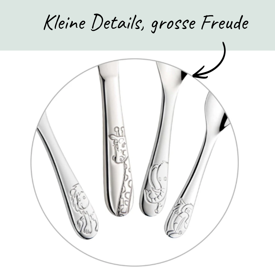 Children's cutlery forest animals