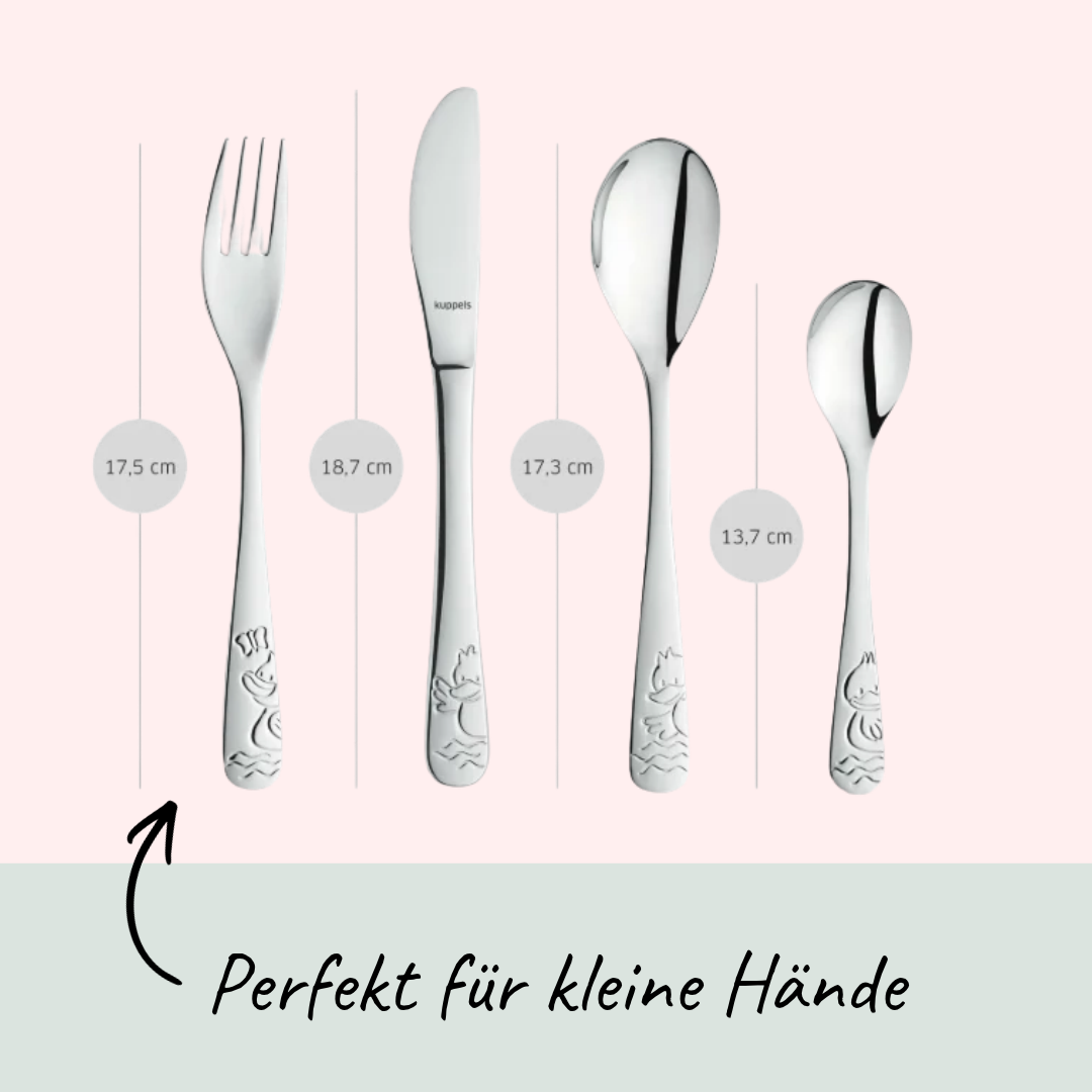 Children's cutlery forest animals