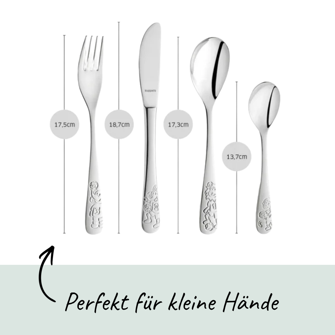 Children's cutlery forest animals