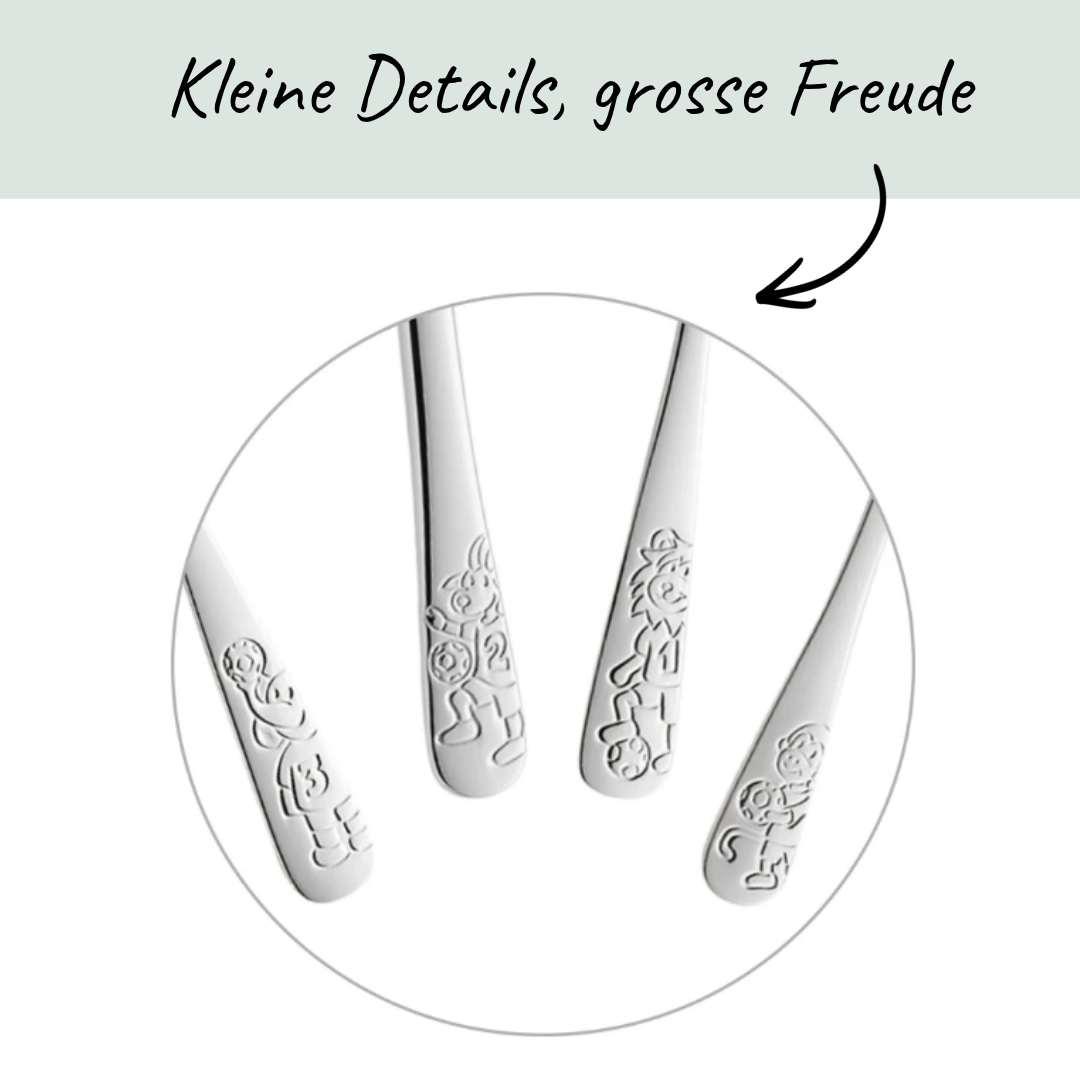 Children's cutlery forest animals