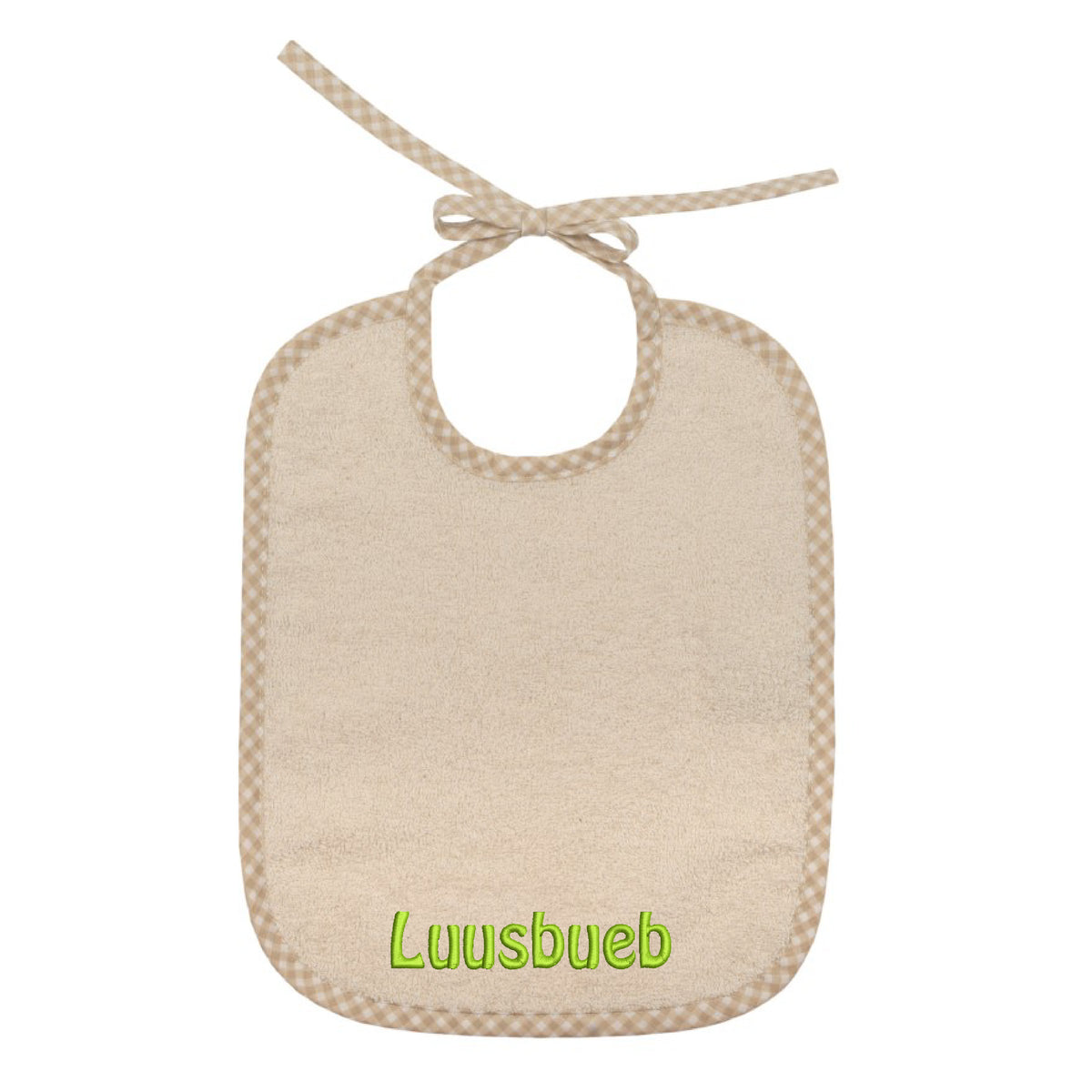 % Bindelatz beige mit Luusbueb