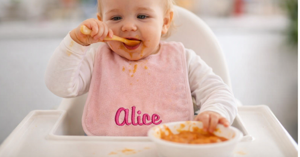 Personalisierter Schlupflatz mit Namen als Geschenk