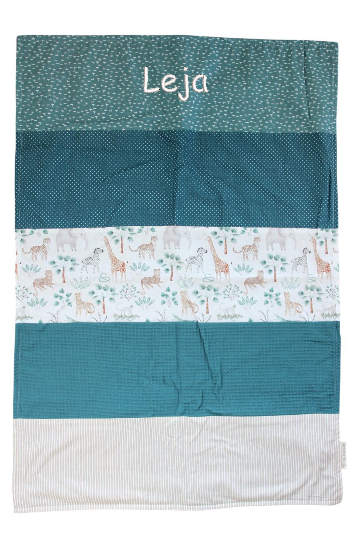 Baby blanket and cuddle blanket safari