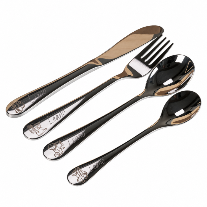 Children's cutlery forest animals