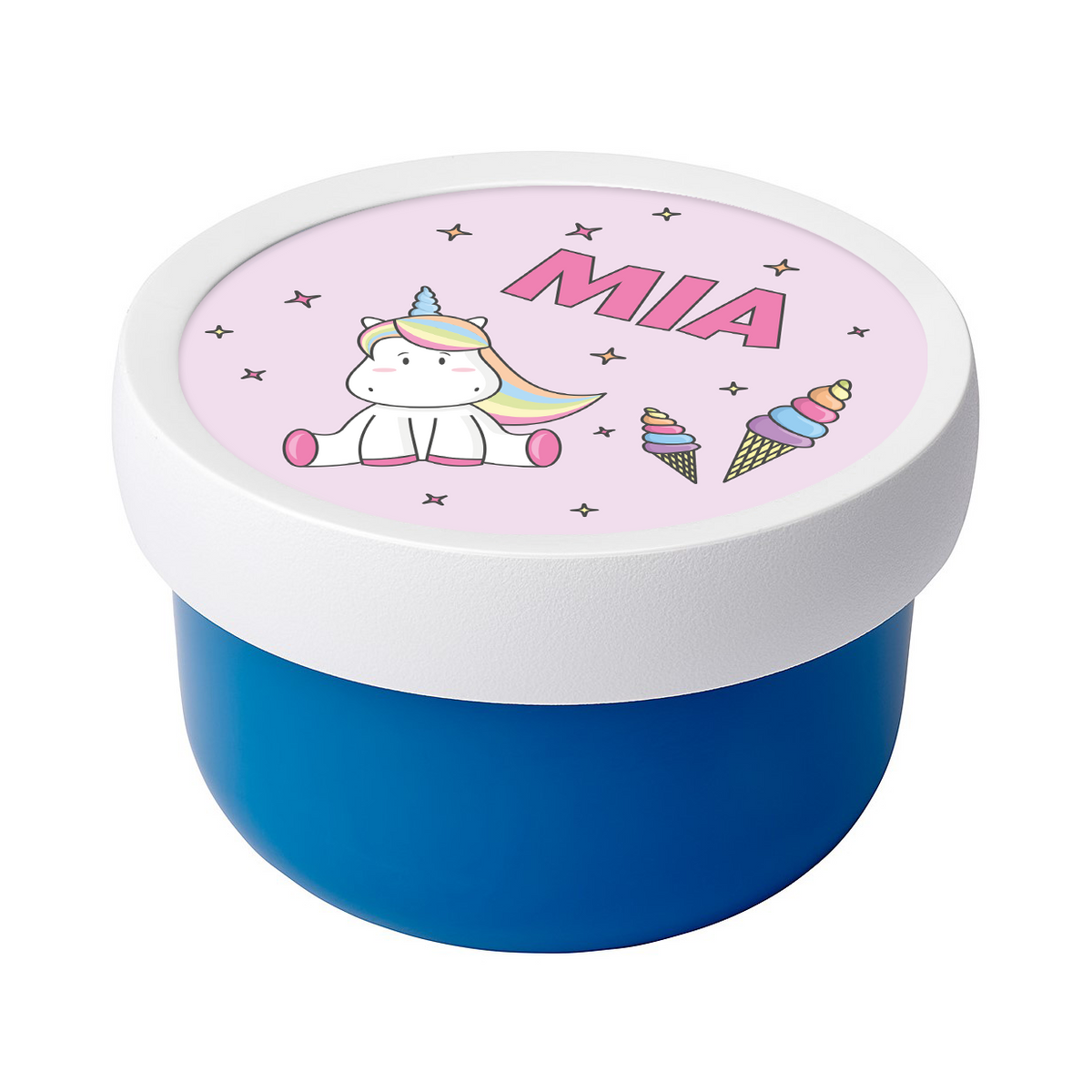 MEPAL snack box unicorn pink