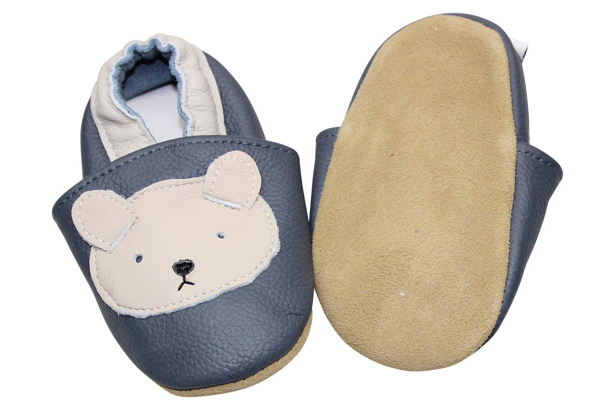 Chaussons en cuir 18-24 Mt Ours