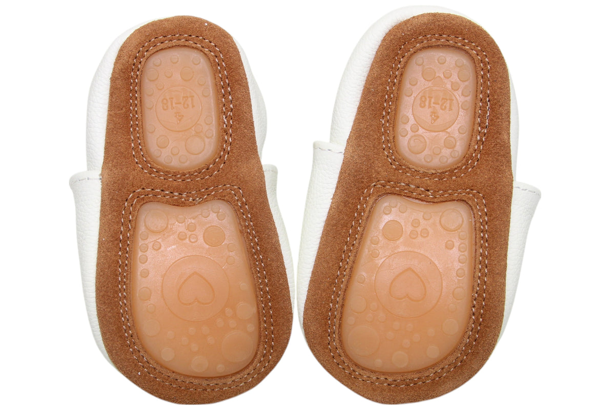 Cuir Finli 12-18 Mt. Zebra Rose foncé