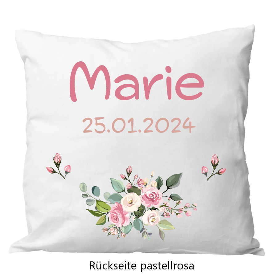 Coussin de naissance 40x40cm ourson