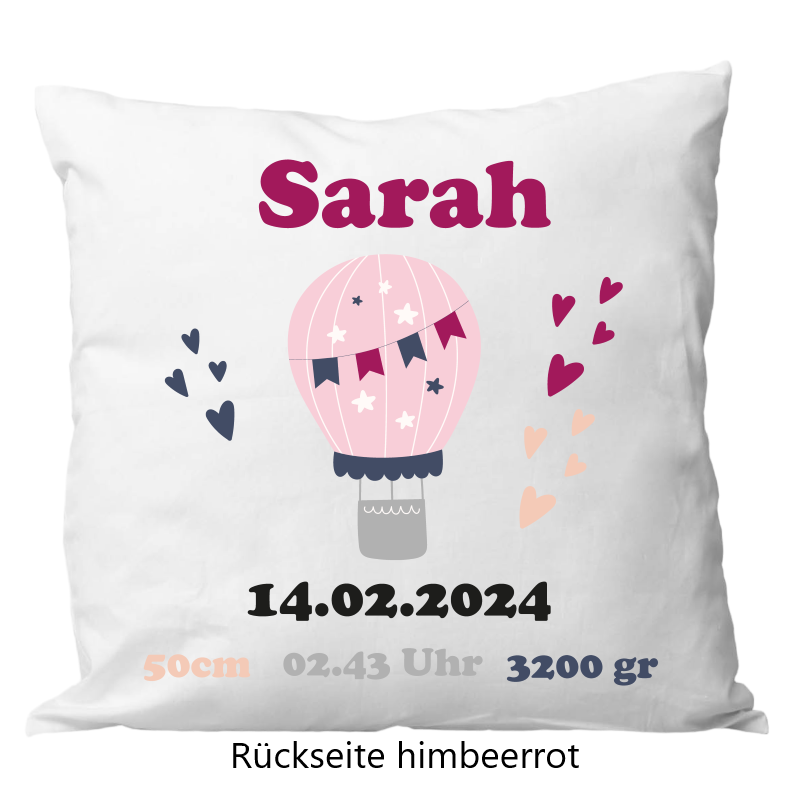 Birth pillow 40x40cm bear