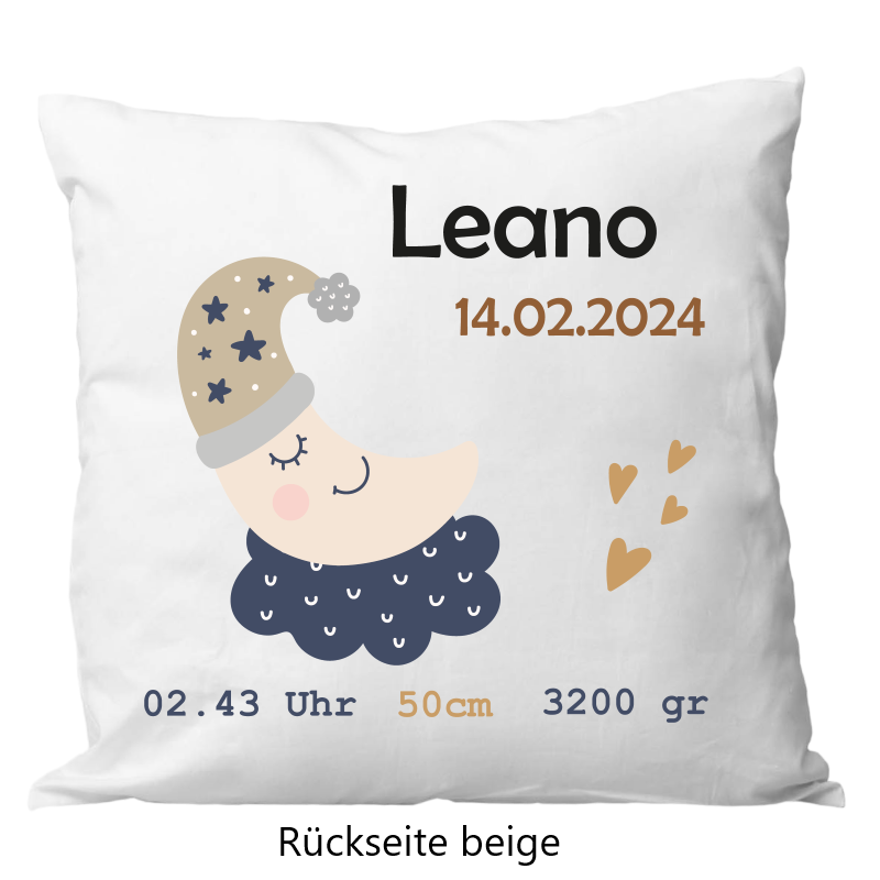 Birth pillow 40x40cm bear