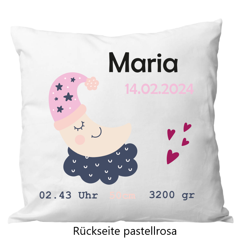 Birth pillow 40x40cm bear