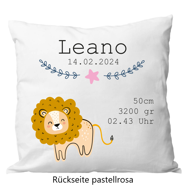 Birth pillow 40x40cm bear