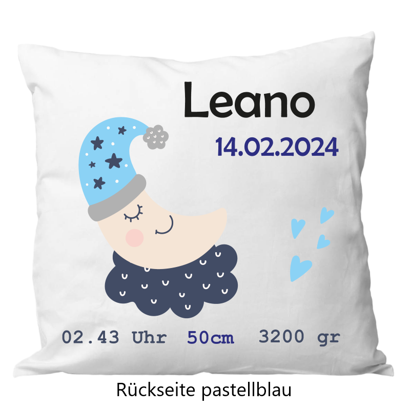 Birth pillow 40x40cm bear