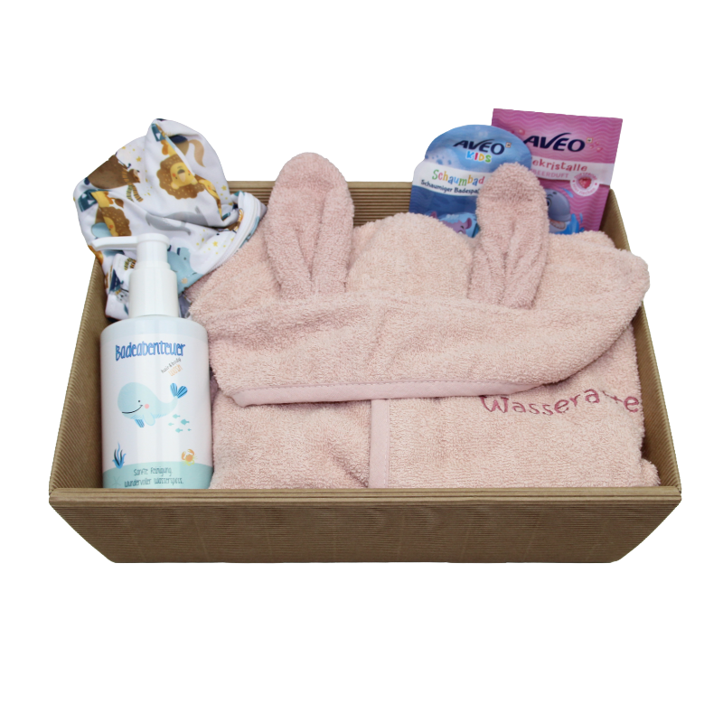 % Geschenkkiste Badespass Wilde Rose