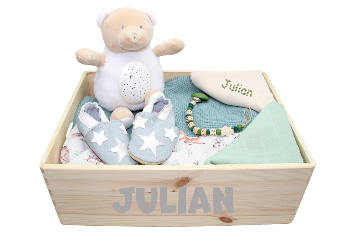 Gift box LARGE mint:gray