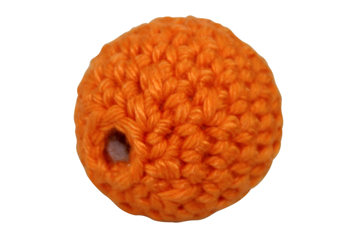 %Perles au crochet orange