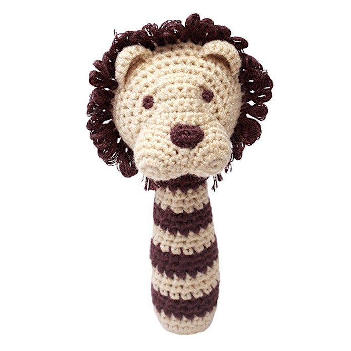 Crochet Racel Lion Beige: Brown