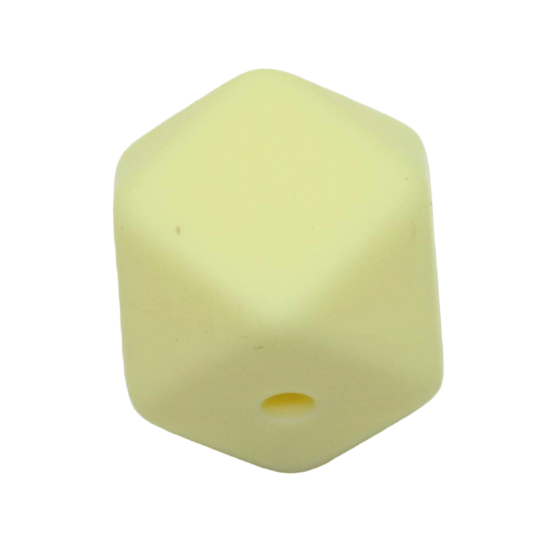 Silikonperle Hexagon 14mm