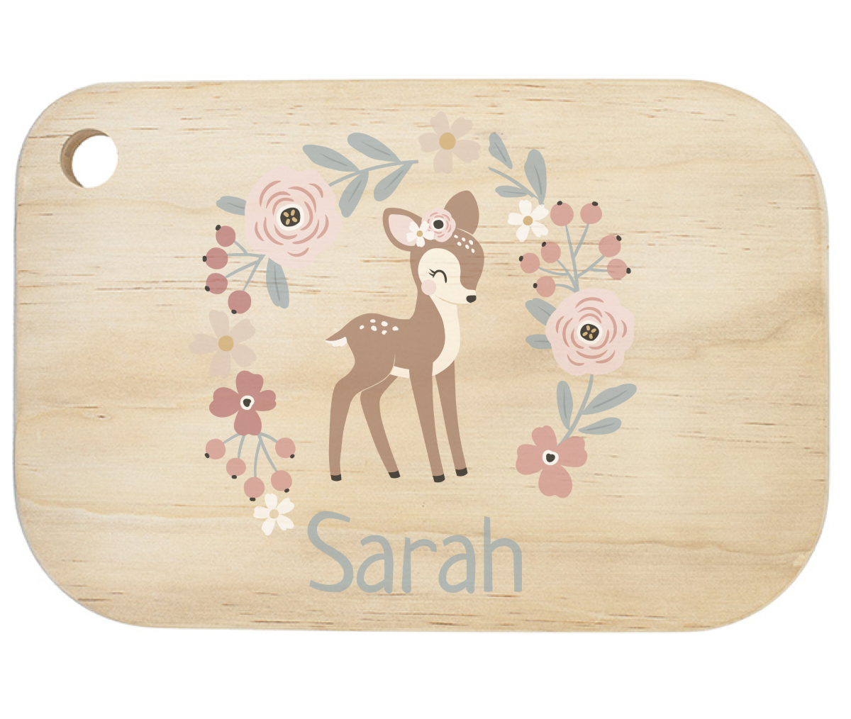 Wooden board deer